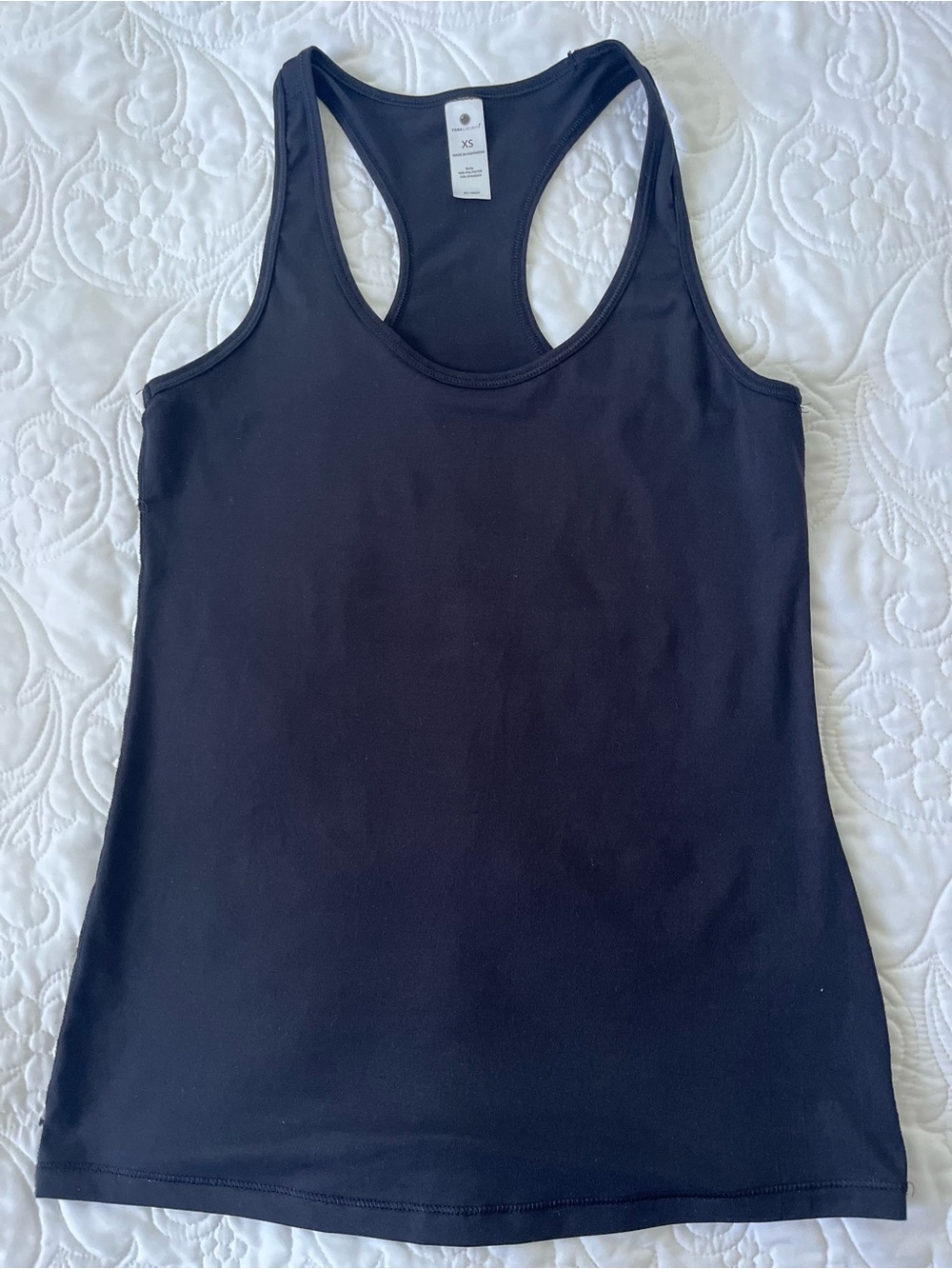 Yogalicious Black Racerback Tank Top Size XS - Picture 4 of 10